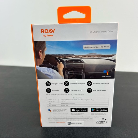 Roav by Anker 2-Port USB Bolt Charger with Google Assistant - Picture 7 of 11
